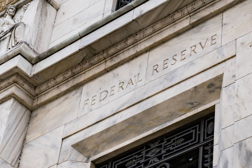 Wibest – Forex Markets: Facade on the Federal Reserve Building.